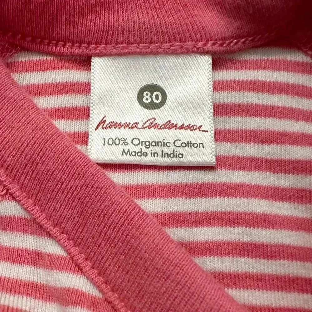 Hanna Andersson | Striped Side Snap Bodysuit (18-24 mos)